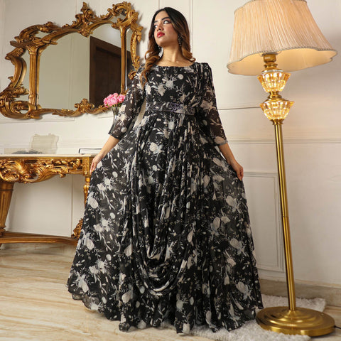 ART RIDDHS ATULYA RAYON LIVA LONG GOWN DESIGN BEST RATE - textiledeal.in